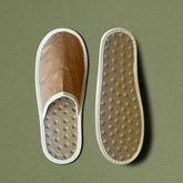 No Logo Premium Closed Toe Paper Slippers - 100Pack